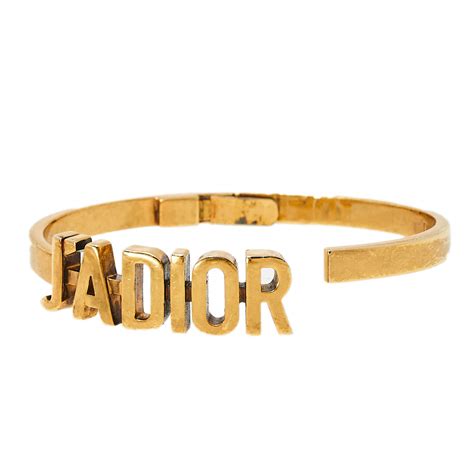 dior gold chunky bracelet|christian dior j'adior bracelets.